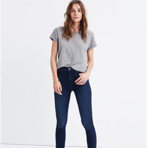 Madewell 10" High-Rise Skinny Jeans in Hayes Wash